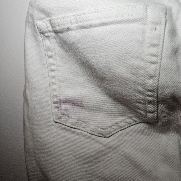 Everlane White High-Rise Kick Crop Jeans - Picture 6 of 10